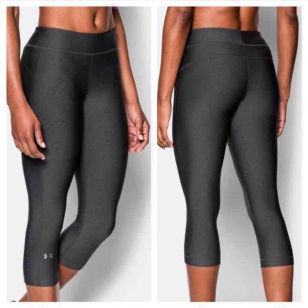 Dark Grey UA Cropped Leggings